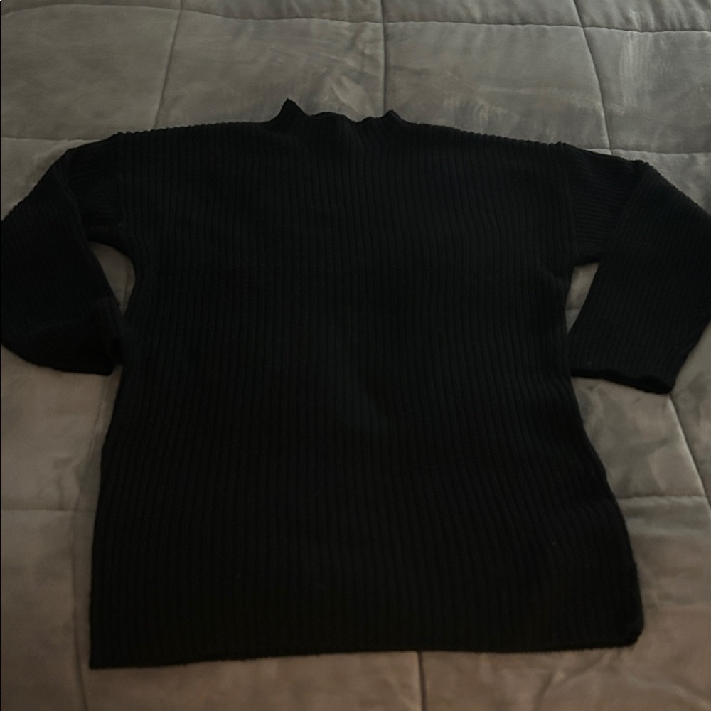 Steve Madden Black Turtleneck Sweater